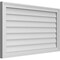Ekena Millwork Vertical Surface Mount PVC Gable Vnt: Non-Functional, w/2"W x 1-1/2"H, Brickmould Frame, 38"W x 22"H GVPVE38X2202SN - alternate 5